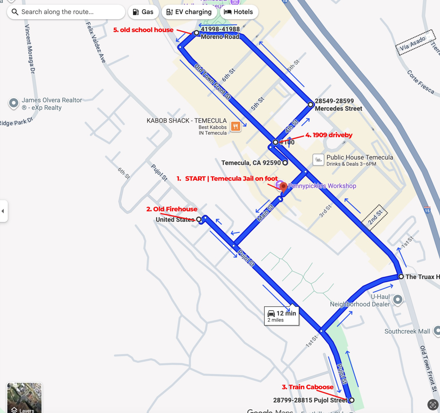 Temecula Sidecar route map thumbnail